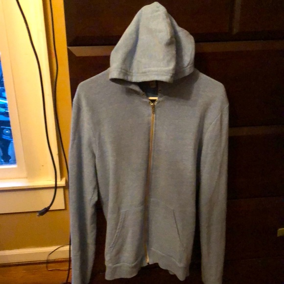 American apparel blue zip up sweater - Picture 1 of 4